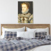フランソワ・クラウト – エリザベス・オブ・オーストリア キャンバスプリント (インサイチュ (寝室))