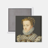 フランソワ・クラウト – エリザベス・オブ・オーストリア マグネット (正面/裏面)