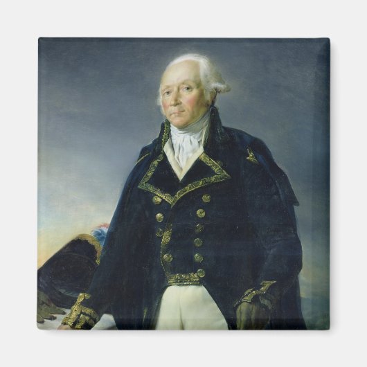 フランソワ・クリストフ・ケラーマンポートレート マグネット (正面)