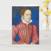 フランソワ・クロエ - メアリー・スチュアート女王 カード (黄色い花)