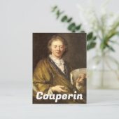 フランソワ・クープラン肖像画 ポストカード (スタンド正面)