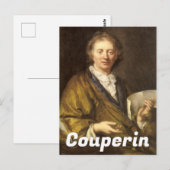フランソワ・クープラン肖像画 ポストカード (正面/裏面)