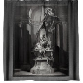 フランソワ・ブーシェのミニャールへの記念碑 シャワーカーテン (正面)