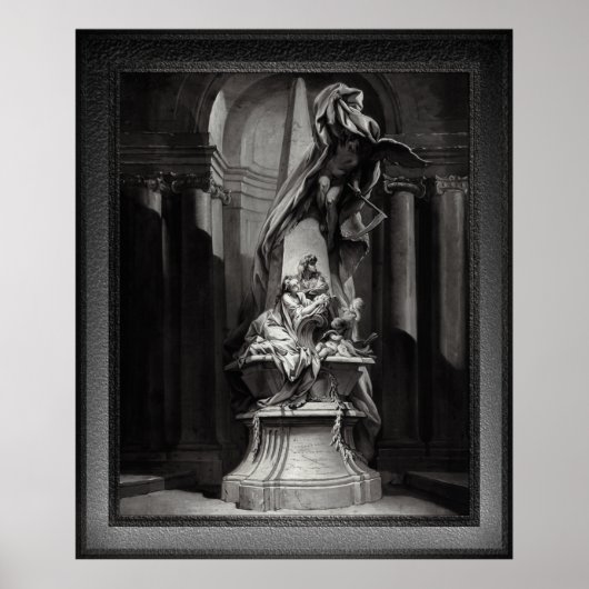 フランソワ・ブーシェのミニャールへの記念碑 ポスター (正面)