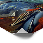 フランソワ・ブーシェ絵画の寓話 ポスター (角)