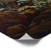 フランソワ・ブーシェ・シェパードのイディル・ロココの風景 ポスター (角)