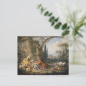 フランソワ・ブーシェ – チャーム・オブ・カントリー・ライフ ポストカード (スタンド正面)