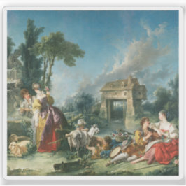 フランソワ・ブーシェ – 愛の泉 シール