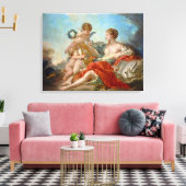 フランソワ・ブーチャーによる音楽の寓話 キャンバスプリント (インサイチュ (リビング))