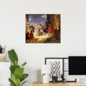 フランソワIとレオナルド・ダ・ヴィンチ ポスター (ホームオフィス)