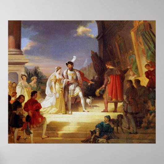 フランソワIとレオナルド・ダ・ヴィンチ ポスター (正面)