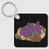 フランゾシシュブルドッゲオーフキッセン キーホルダー (正面)