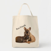 フランゾシシュブルドッゲタッシュ トートバッグ (正面)