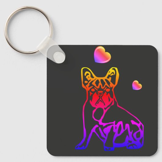 フランゾシシュブルドージュ漫画 キーホルダー (正面)