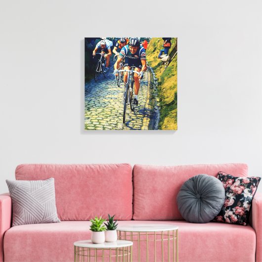 フランダースのロジャー・デ・ウランミンク・ツアー1978 キャンバスプリント (インサイチュ (リビング))