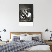 フランダースの喫煙者 キャンバスプリント (インサイチュ (寝室))