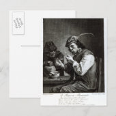 フランダースの喫煙者 ポストカード (正面/裏面)