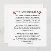 フランダースの畑でケシ吹ョン・マクレー シーズンカード (正面/裏面)