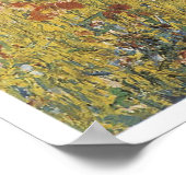 フランダースの畑 – 兵士が眠る場所&ポピー ポスター (角)