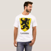 フランダースの紋章の紋章獅子 Tシャツ (正面フル)