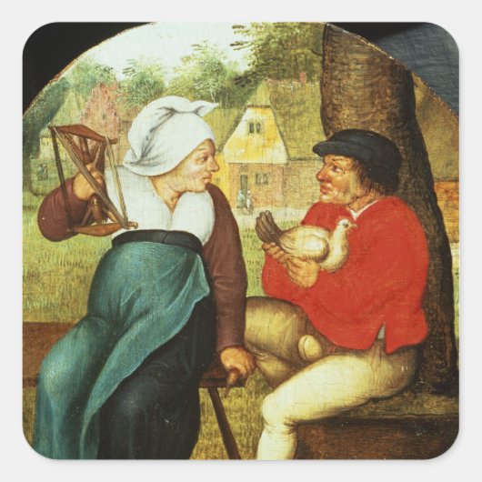 フランダースの諺 スクエアシール (正面)