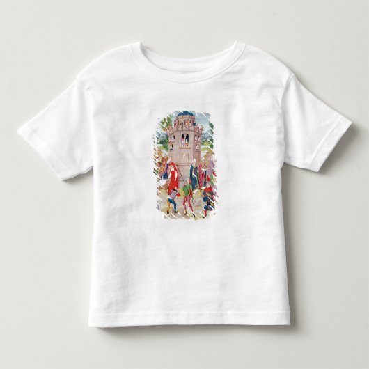 フランダース語異端者からの攻撃の下の教会 トドラーTシャツ (正面)