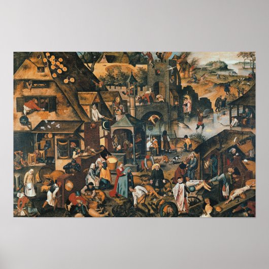 フランダース諺 ポスター (正面)