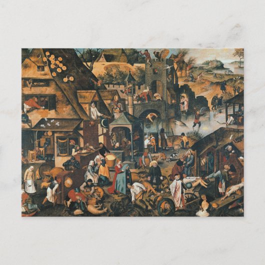 フランダース諺 ポストカード (正面)