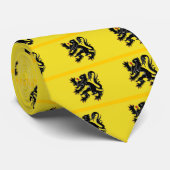 フランダース(ベルギー)の旗 ネクタイ (ロール)