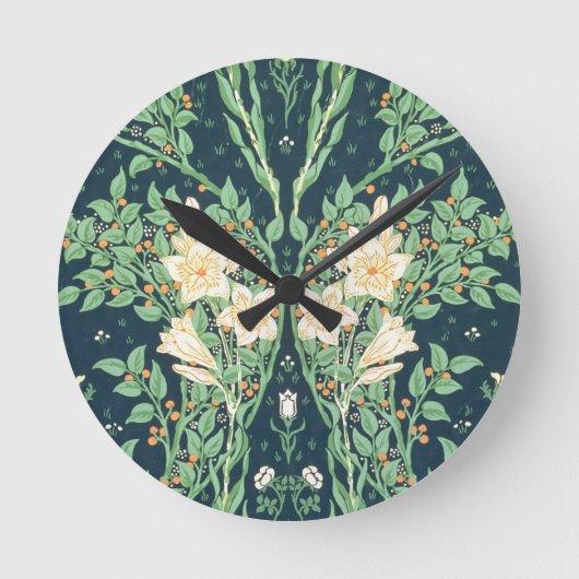 フランチェスカの壁紙のデザイン ラウンド壁時計 (正面)