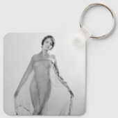 フランチェスカは美しい少女、美しいイタリアの少女 キーホルダー (裏面)