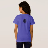 フランチェスカ微笑みのフラワーシャツ Tシャツ (裏面フル)