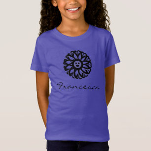 フランチェスカ微笑みのフラワーシャツ Tシャツ