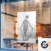 フランチェスカ・ベラ・ラガッツァ美しいイタリアン少女 ウィンドウサイン (カフェ窓)