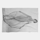 フランチェスカ・ベラ・ラガッツァ美しいイタリアン少女 キッチンタオル (横)