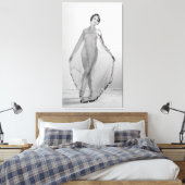 フランチェスカ・ベラ・ラガッツァ美しいイタリアン少女 キャンバスプリント (インサイチュ (寝室))