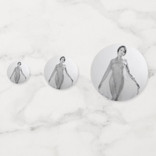 フランチェスカ・ベラ・ラガッツァ美しいイタリアン少女 コンフェッティ (裏面)