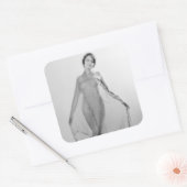 フランチェスカ・ベラ・ラガッツァ美しいイタリアン少女 スクエアシール (封筒)