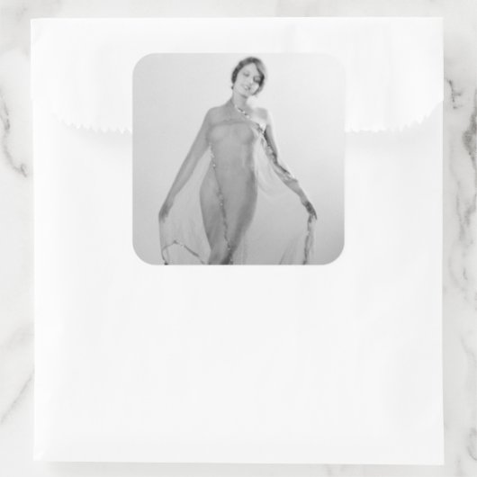 フランチェスカ・ベラ・ラガッツァ美しいイタリアン少女 スクエアシール (バッグ)