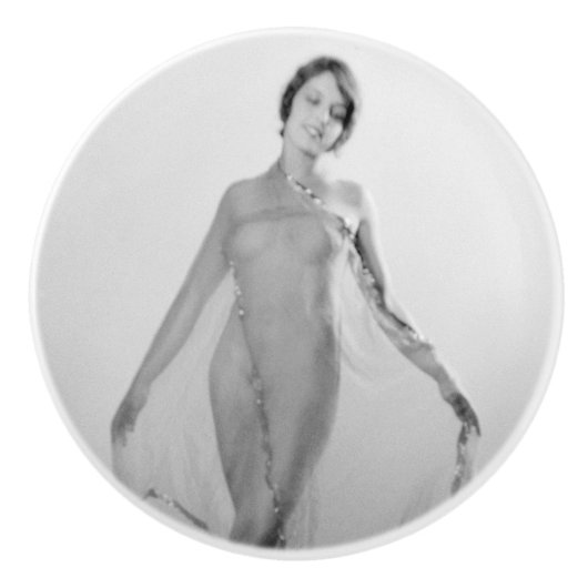 フランチェスカ・ベラ・ラガッツァ美しいイタリアン少女 セラミックノブ (正面)