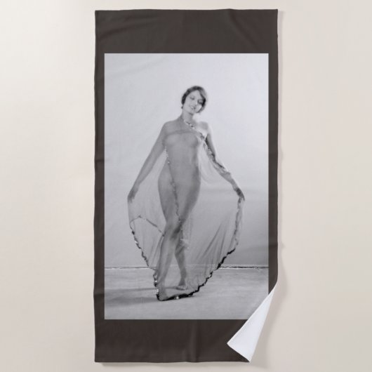 フランチェスカ・ベラ・ラガッツァ美しいイタリアン少女 ビーチタオル (正面)