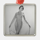 フランチェスカ・ベラ・ラガッツァ美しいイタリアン少女 メタルオーナメント (正面)