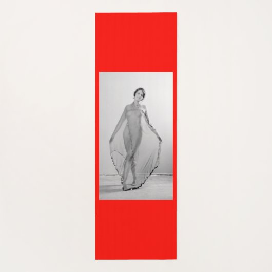 フランチェスカ・ベラ・ラガッツァ美しいイタリアン少女 ヨガマット (裏面)