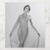 フランチェスカ・ベラ・ラガッツァ美しいイタリアン少女 ワインラベル (シングルラベル)