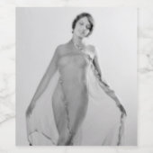 フランチェスカ・ベラ・ラガッツァ美しいイタリアン少女 ワインラベル (シングルラベル)