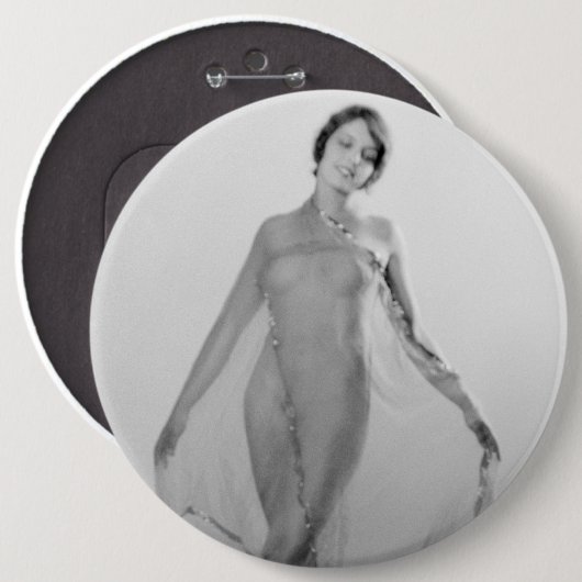 フランチェスカ・ベラ・ラガッツァ美しいイタリアン少女 缶バッジ (正面&裏面)