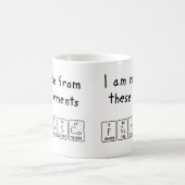 フランチェスコ周期表名mug コーヒーマグカップ (中央)