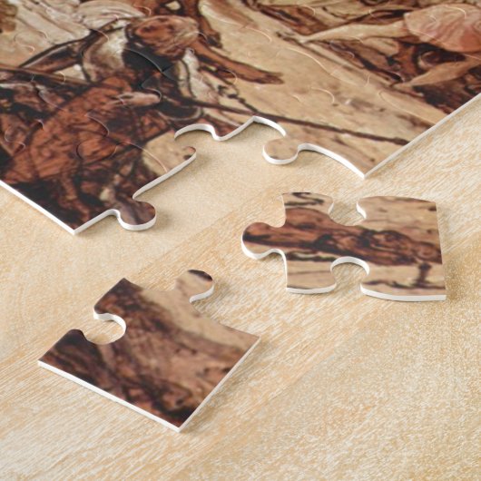 フランチェスコ著エルサレムに対する第7回十字軍 ジグソーパズル (側面)