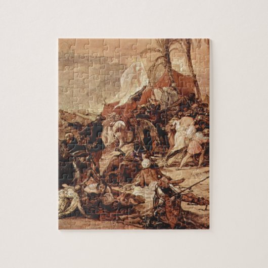 フランチェスコ著エルサレムに対する第7回十字軍 ジグソーパズル (縦)