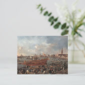 フランチェスコ・グアルディ - ブチントーロのドージェ 、リヴァ ポストカード (スタンド正面)